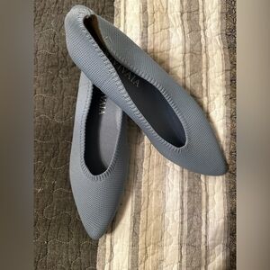 NWOT VIVAIA Soft Blue Knit Flats